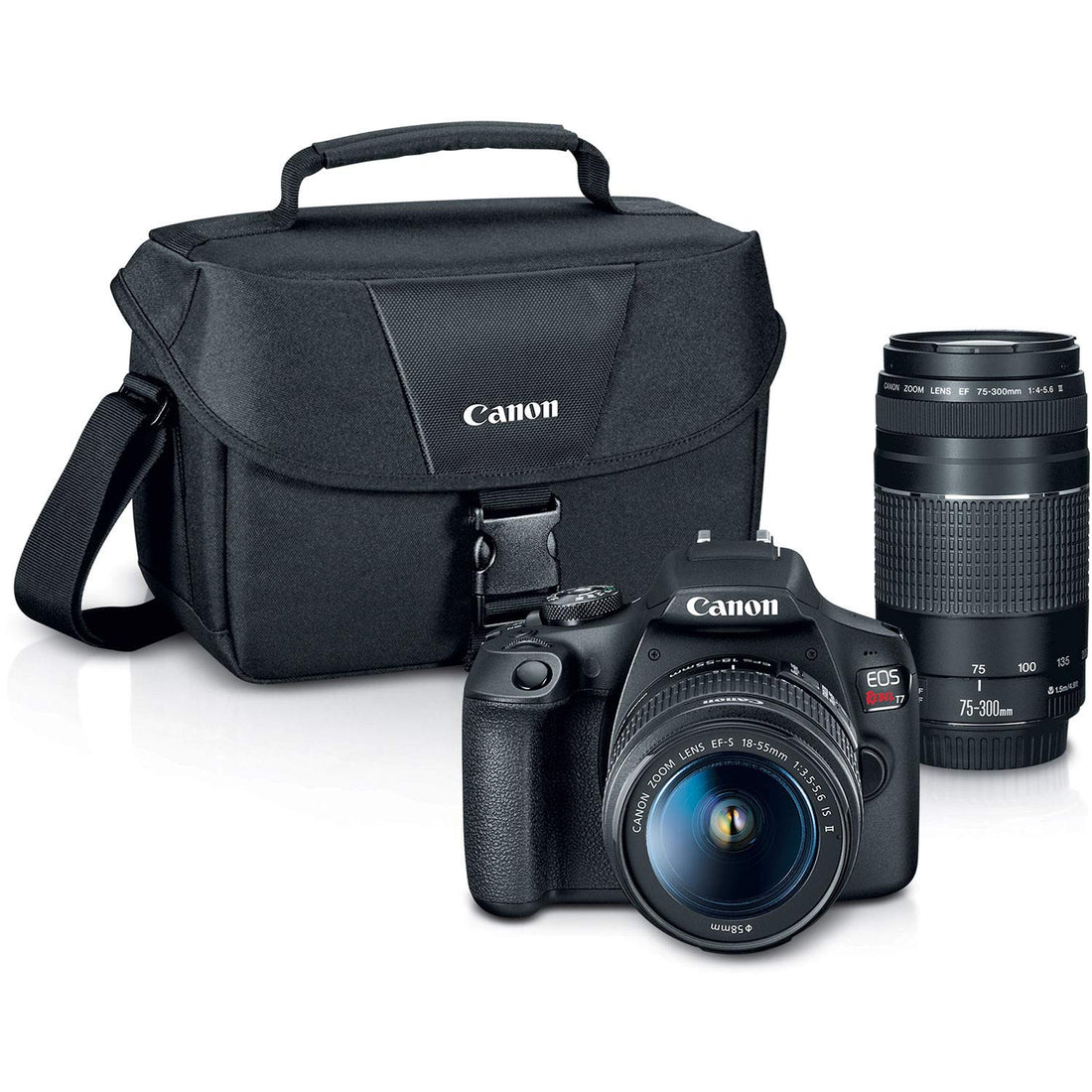 Canon EOS Rebel T7 DSLR Camera Kit with Two Lenses