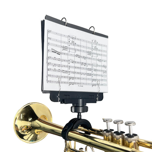 MusBoard Marching Lyre MB-TC10, Adjustable Marching Band Music Lyre for Trumpet, Mellophone and ...