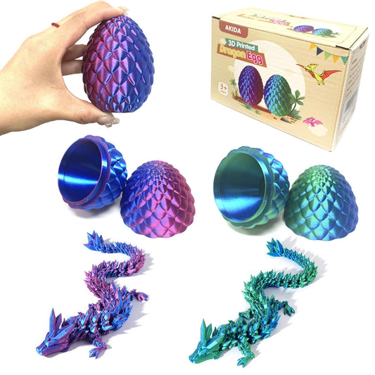 Dragon Egg Fidget Toy with 3D Dragon Inside Mystery Unboxing.