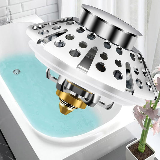 Easy Install Pop-Up Bathtub Drain Stopper