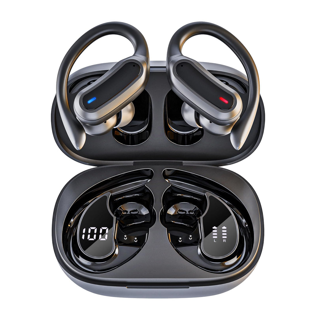 TRAUSI Wireless Earbuds with Bluetooth 5. 4 and Noise Cancelling Mic - IPX7 Waterproof Headphones
