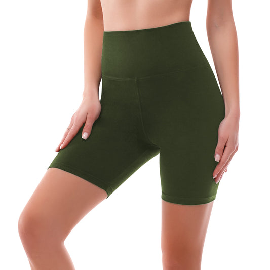 Buttery Soft High Waisted Biker Shorts for Gym and Yoga.