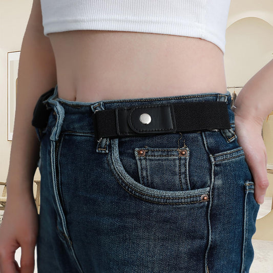 Adjustable Elastic Belts for Men and Women - 2-Pack Stretch Waistbands