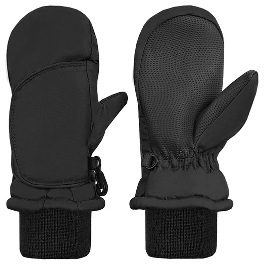 Waterproof Winter Mittens with Thinsulate Insulation for Cold Weather Activities.