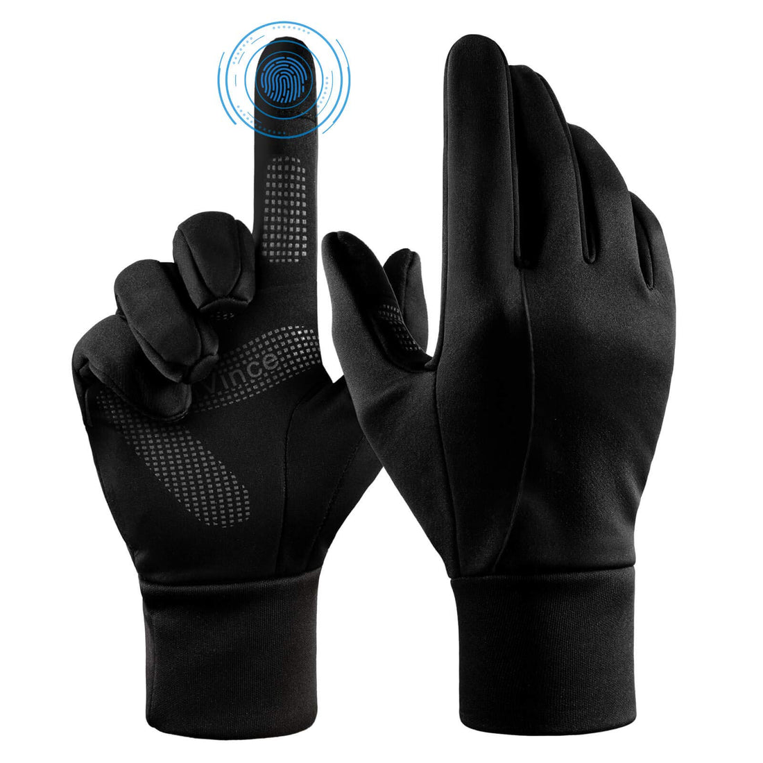 Insulating Winter Gloves for Outdoor Activities with Touch Screen Technology