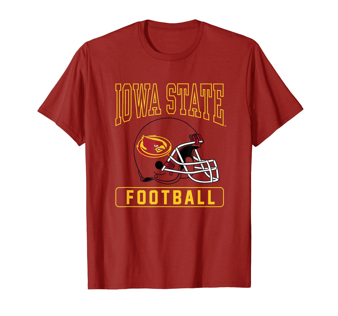 Iowa State University Cyclones Football Helmet T-Shirt.