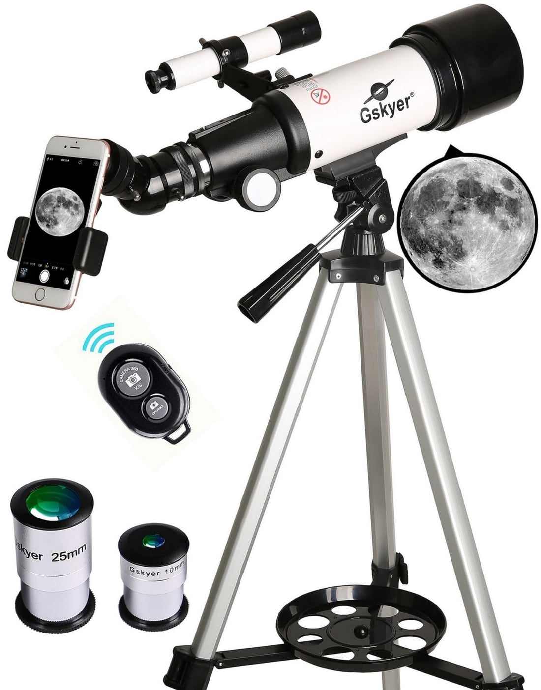 Portable Refractor Telescope for Kids, Easy to Use and Travel Friendly.