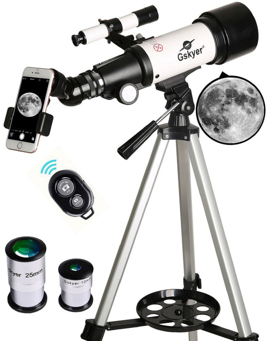 Blazing Galactic Adventures: Explore the Cosmos with 400mm AZ Refractor Telescope