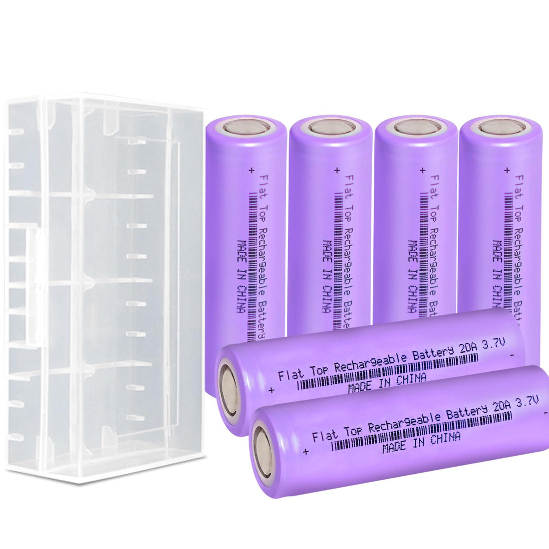 Tokeyla 18650 Rechargeable Lithium Batteries 6 Pack 3000mAh 3. 7V for Flashlights