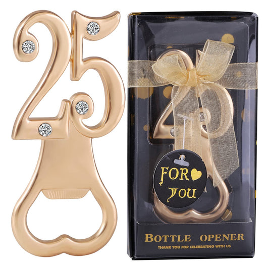 25th Birthday Party Favor Bottle Openers