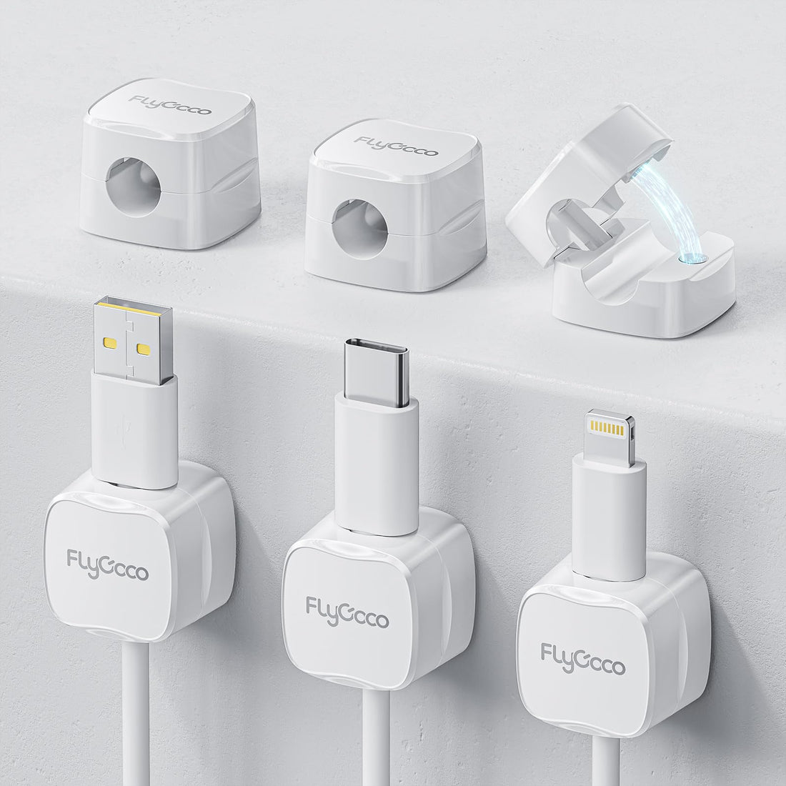 Cable Management Organizer for Desk, Office, Home, or Car Desks.