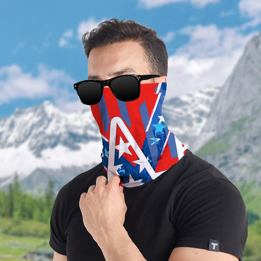 Patriotic Windproof Face Mask for Outdoor Sports