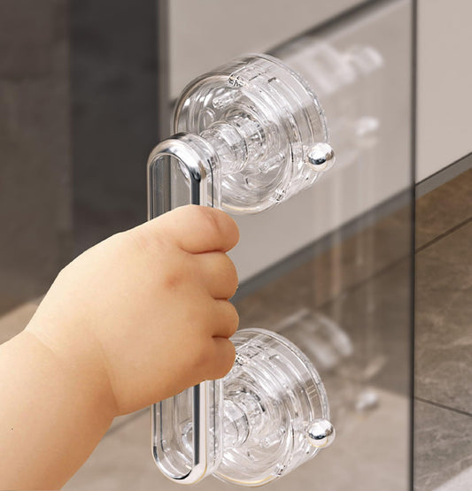 Suction Cup Door Handles for Sliding Glass Doors, Cabinets, and More