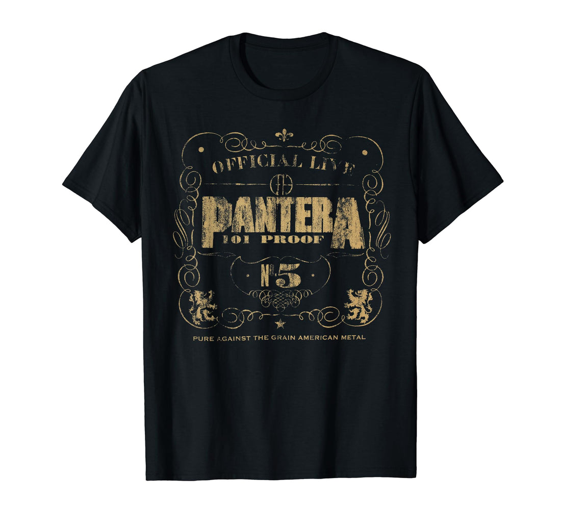 Pantera Official 101 Proof T-Shirt.