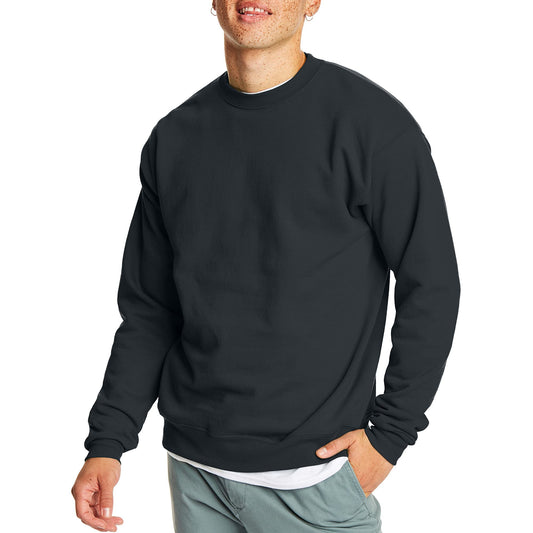 Hanes EcoSmart Fleece, Cotton-Blend Pullover, Crewneck Sweatshirt for Men (1 Or 2 Pack).