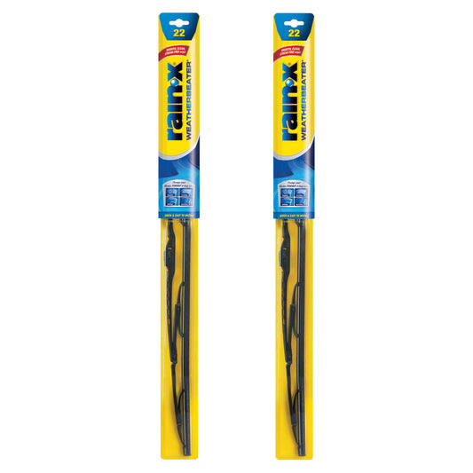 Rain-X 820149 WeatherBeater Wiper Blades, 22⁘ Windshield Wipers (Pack of 2)