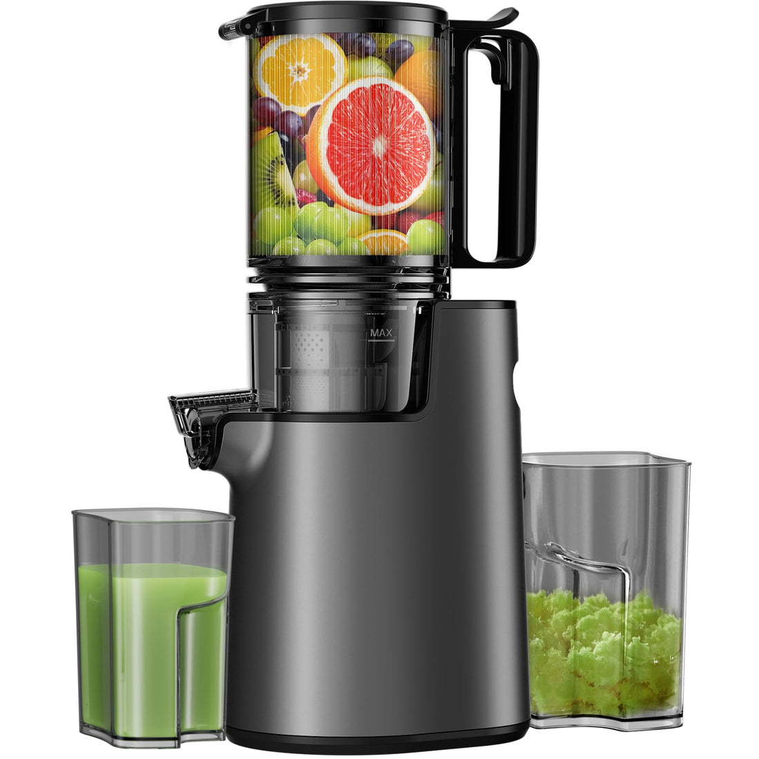 Slow Masticating Juicer with Wide Feed Chute