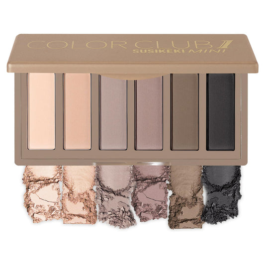 Susikeki Mini Eyeshadow Palette for Neutral, Nude, and Smoky Looks