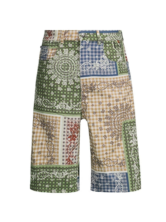 Rhude Bandana Traxedo Baggy Shorts are fashion clothing item product.