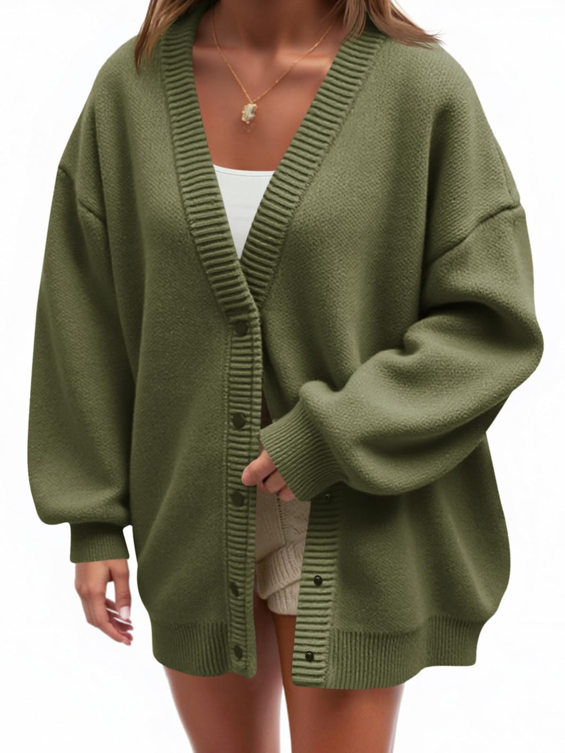 Cicy Bell Women's Oversized Chunky Cardigan Sweater for Fall and Winter