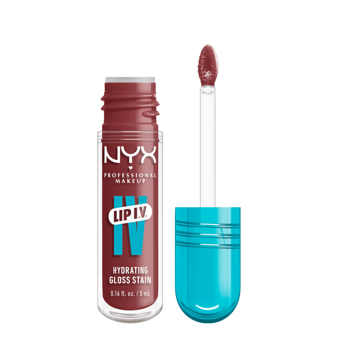 Moisturizing Lip Gloss with Long-Lasting Hydration and Natural Brown Hue.