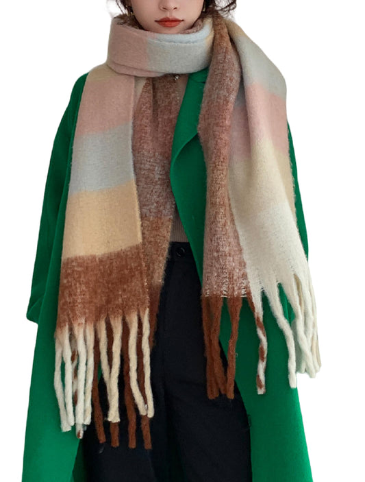 Thick and Cozy Plaid Colors for Chilly Winter Weather Scarves.