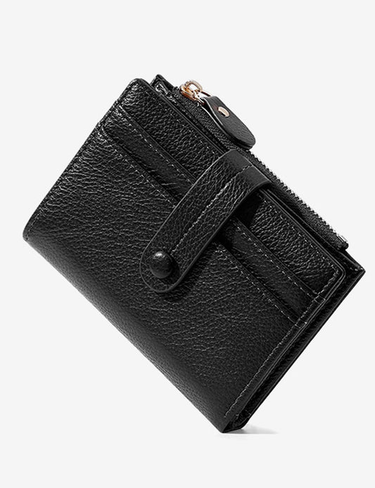 Women's Compact RFID Wallet with Coin Pocket