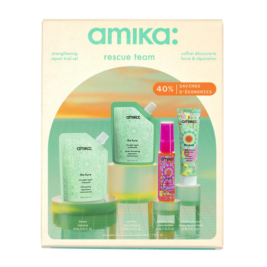 Amika Rescue Team Hair Routine Trial Set: Volume and Volumising Reblems