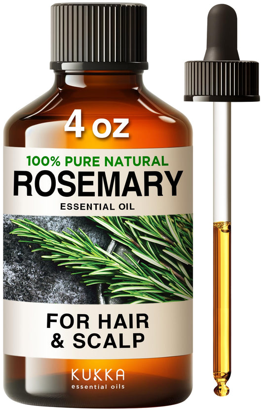 Kukka Rosemary Oil for Hair - 100% Natural Rosemary Hair Oil Rosemary Essential Oils for Skin ...