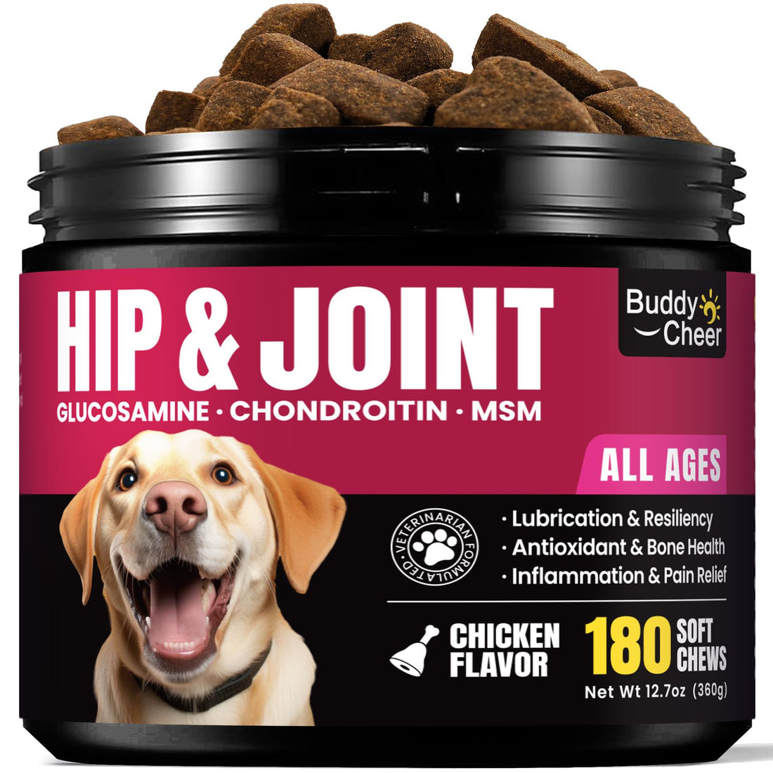 Natural Joint Support for Dogs: Glucosamine Chews for Healthy Joints.