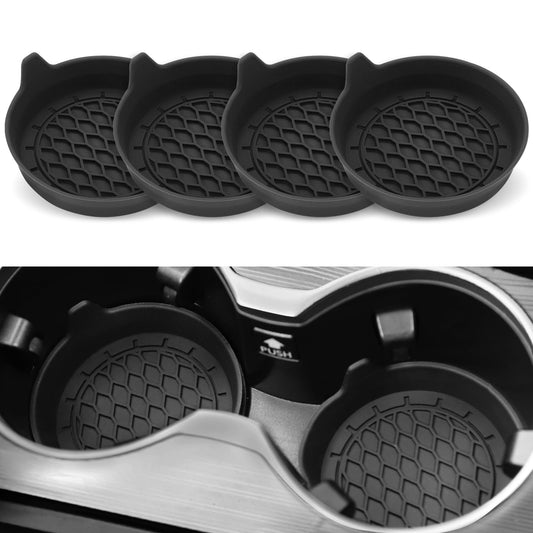 SINGARO Car Cup Holder Coaster, Silicone Cup Holder Insert, Universal Non-Slip Cup Holders, Car Accessories Interior ...