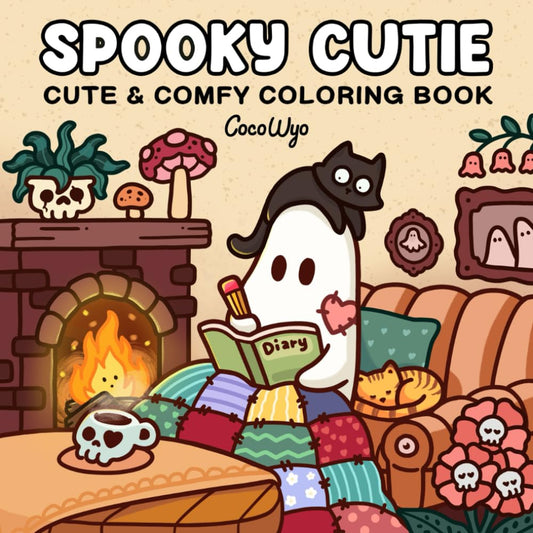 Whimsy Witching Hour: Cozy Creatures for Adults' Creepy Coloring Comfort