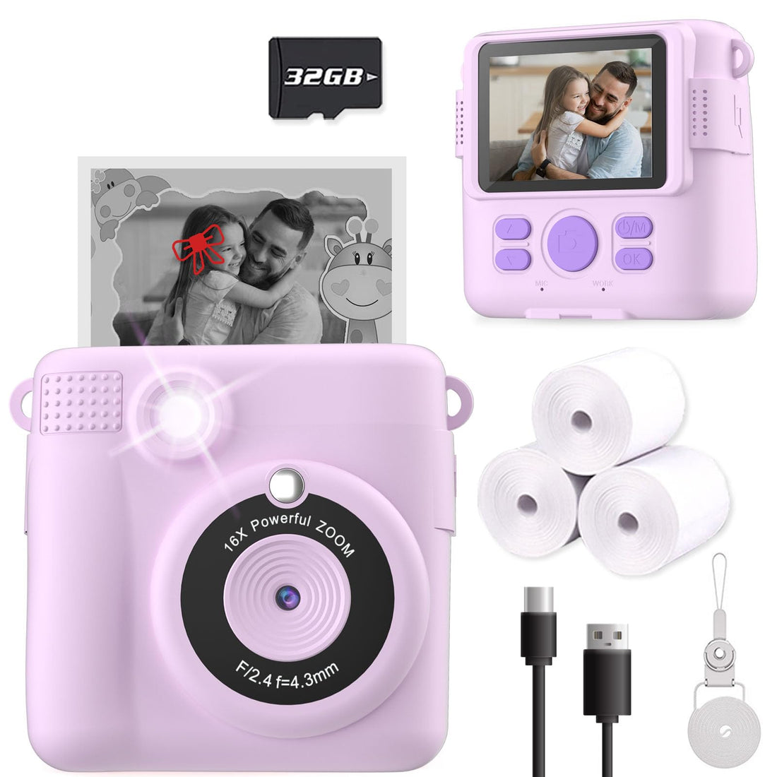 Gift Surprise: Daring 4K Kids' Party Favourite Instant Camera unveiled