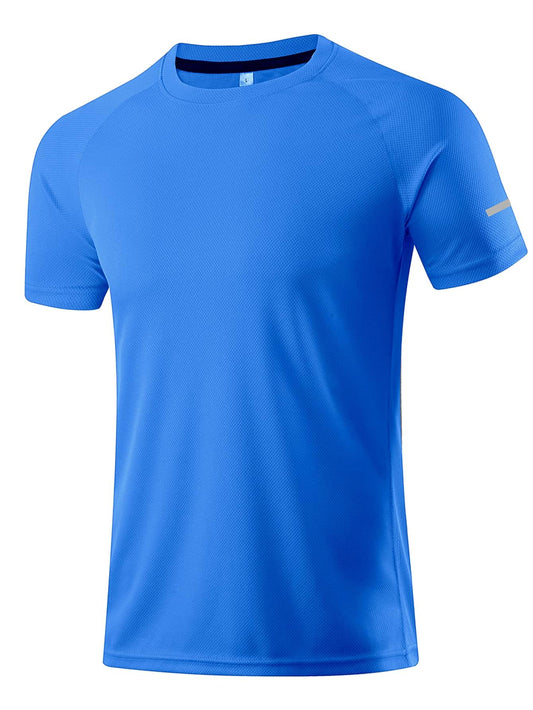 Mesh Workout Shirts for Men - Dry Fit Gym Shirts with Moisture Wicking Technology