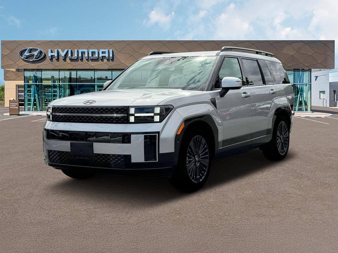 2025 Hyundai Santa Fe Hybrid Calligraphy Specifications Unveiled Large luxurious hybrid SUV.