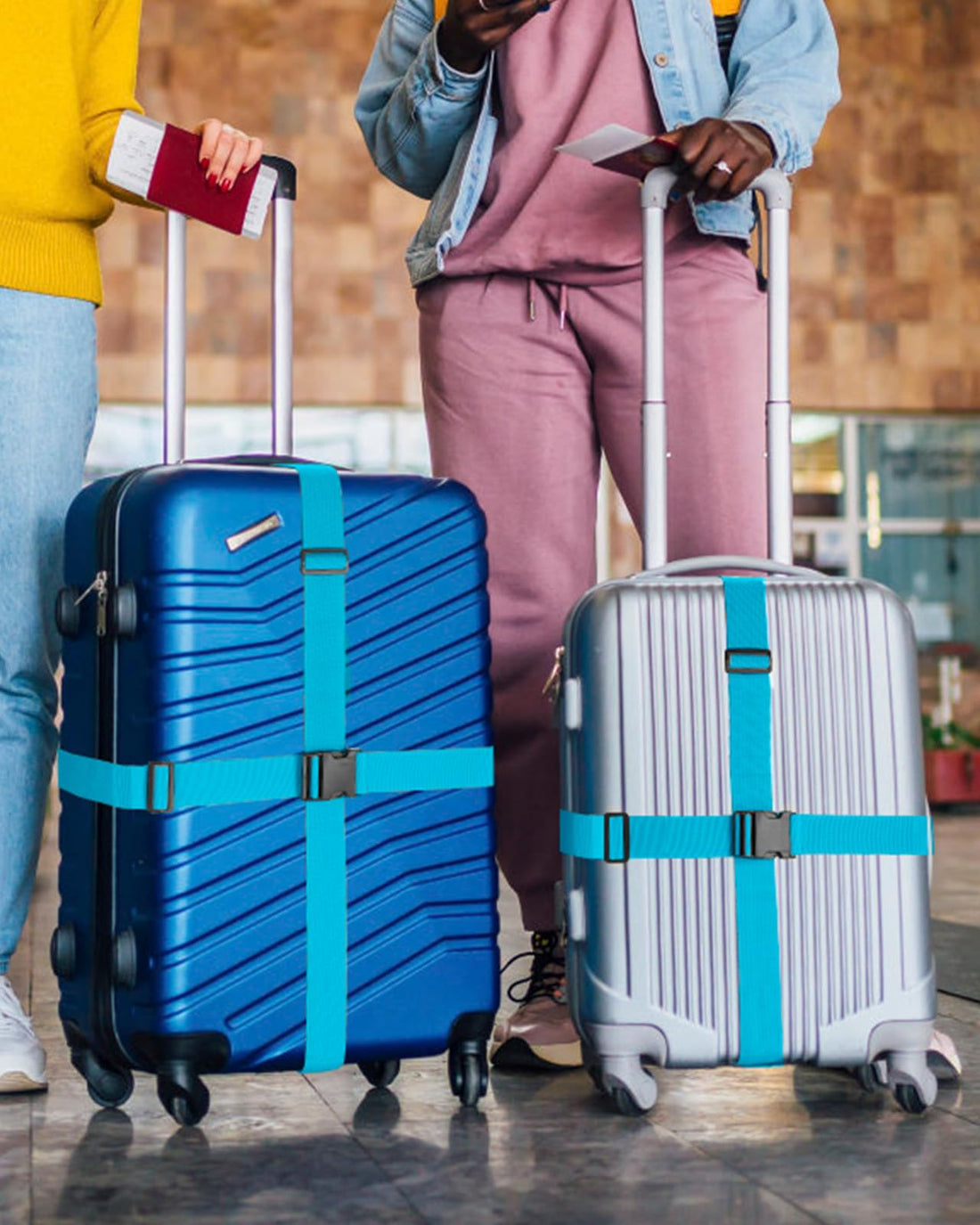 TSA Approved Luggage Straps for Secure Suitcase Travel Adjustable luggage strap.
