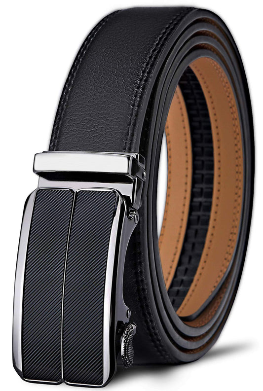 BULLIANT Men's Belt,Slide Ratchet Belt For Gift Men Dress Pant Shirt Oxfords,Trim To Fit.