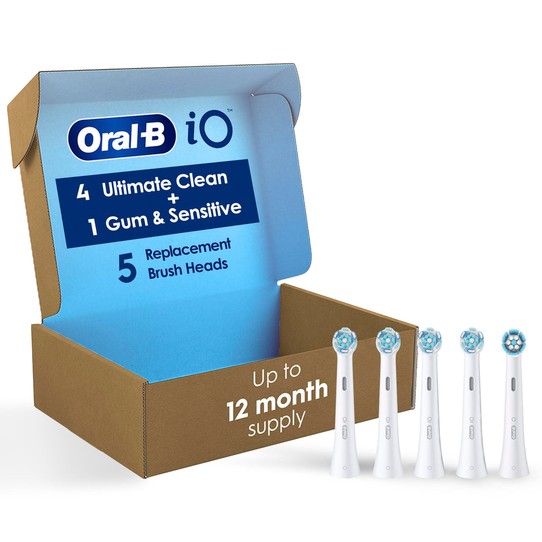 Oral-B iO Ultimate Clean Replacement Brush Heads (5 Pack)
