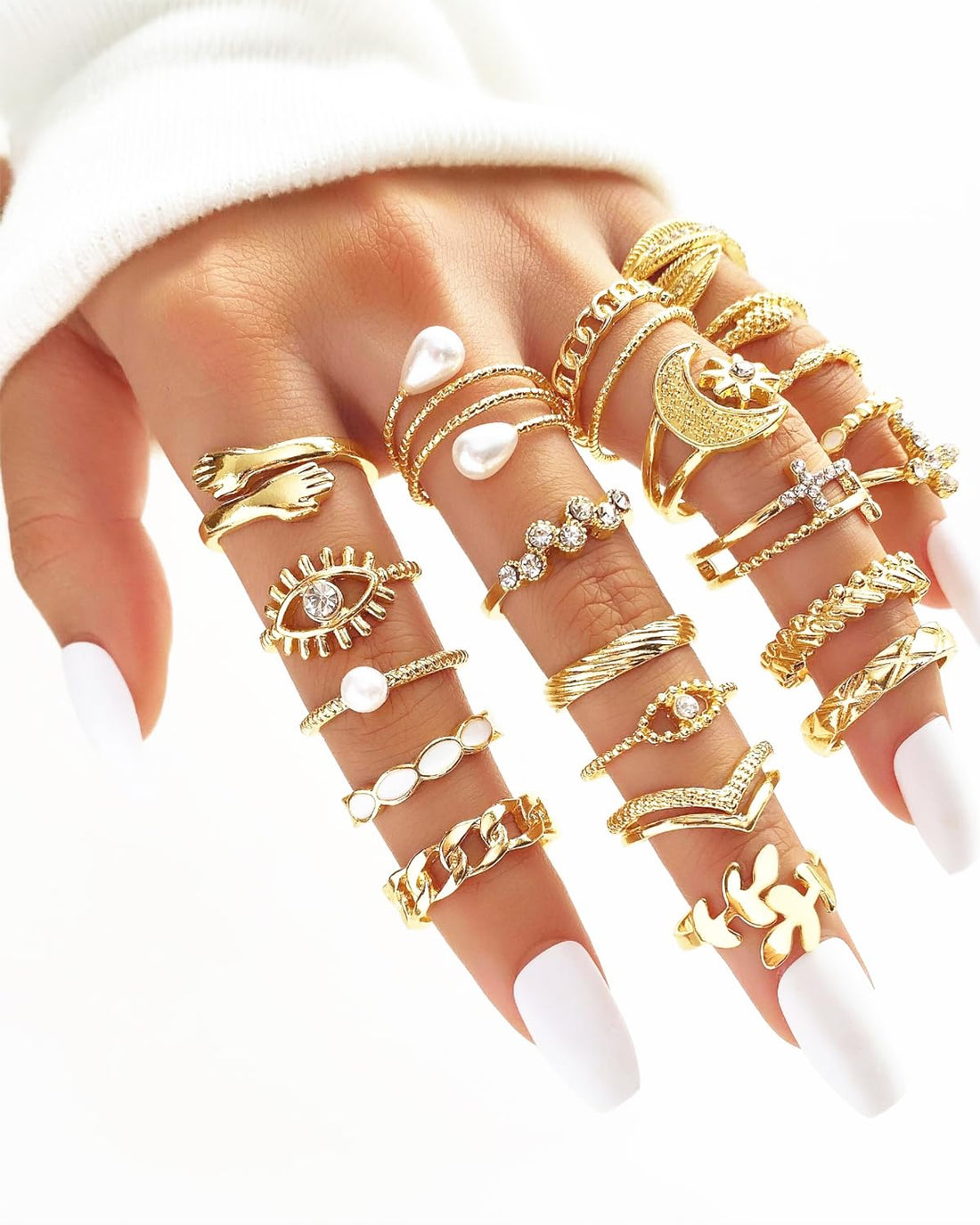 Valentine's Day Gold Ring Sets