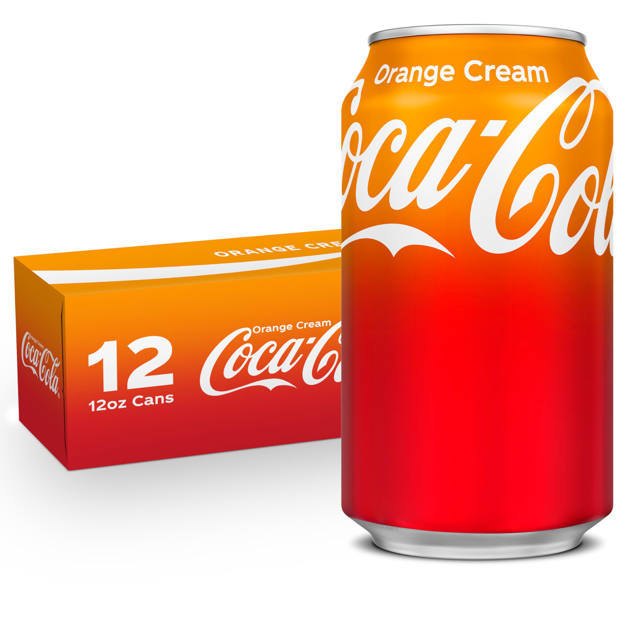 Check Soda Coca-Cola Orange Cream Soda 12 oz. Cans, 12-Pack — Kiitn