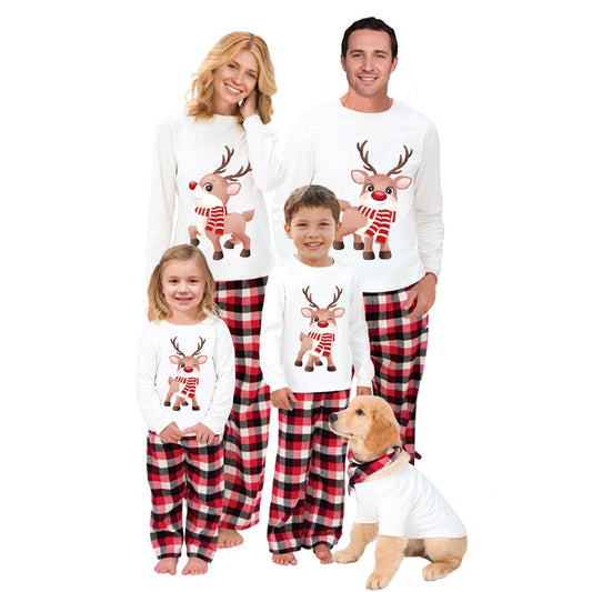 Warmest Wishes: Awoscut Family's Cozy Matching Christmas Pajamas Ensue