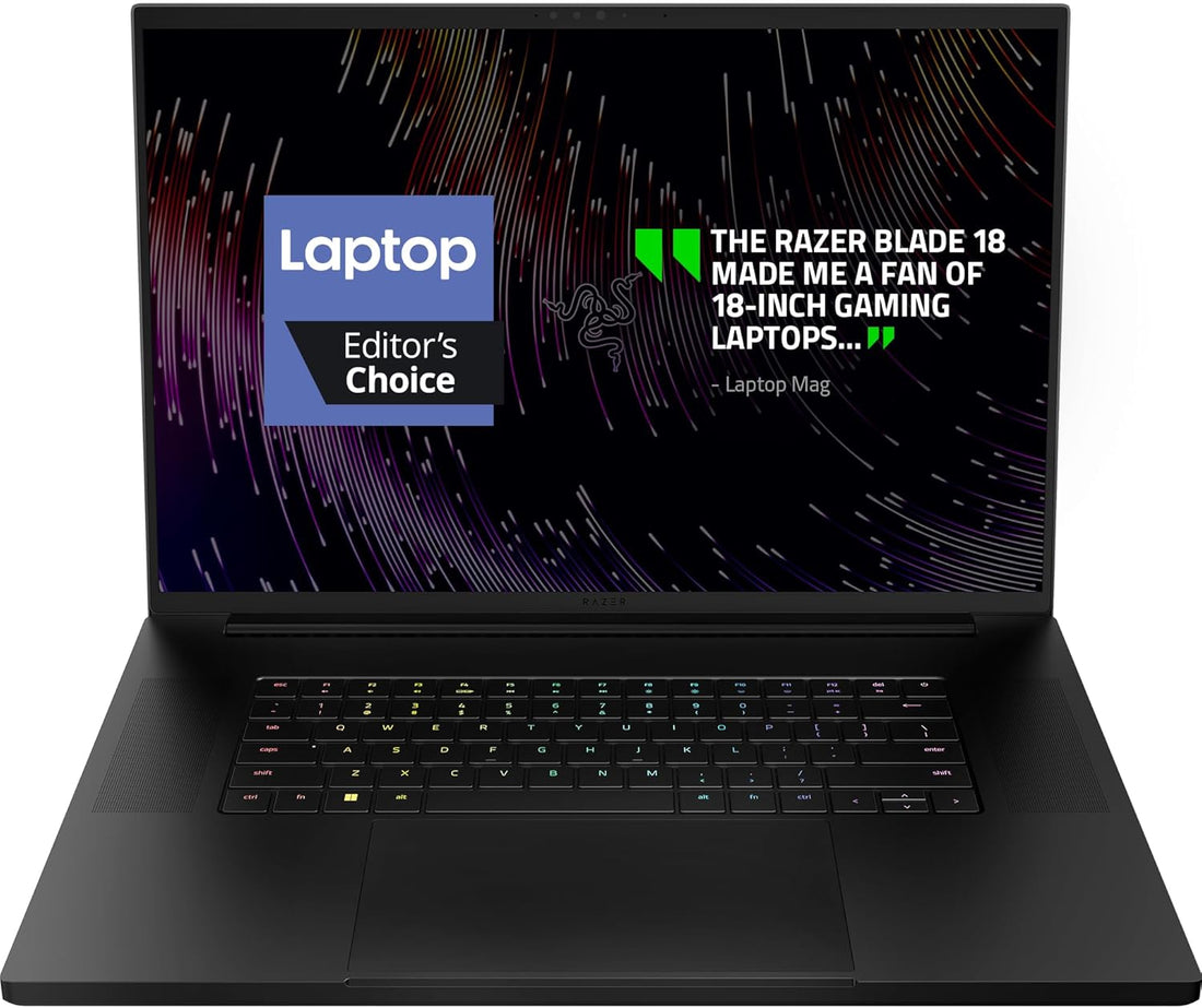 Razer Blade 18 Gaming -Laptop: NVIDIA GeForce RTX 4060 13th Gen Intel 24-Core i9 HX CPU 18" QHD+ 240Hz - 16GB -RAM 1TB SSD -CNC Aluminum