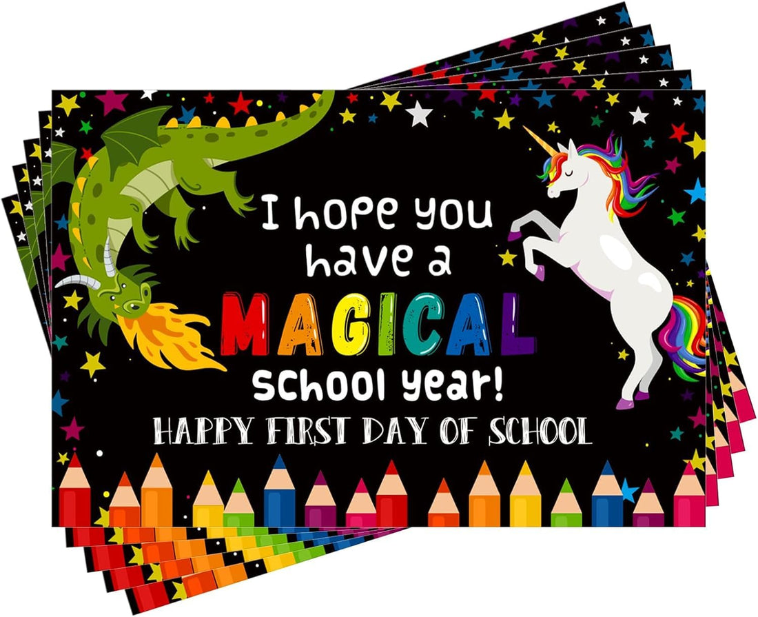 Kindergarten First Day Postcards