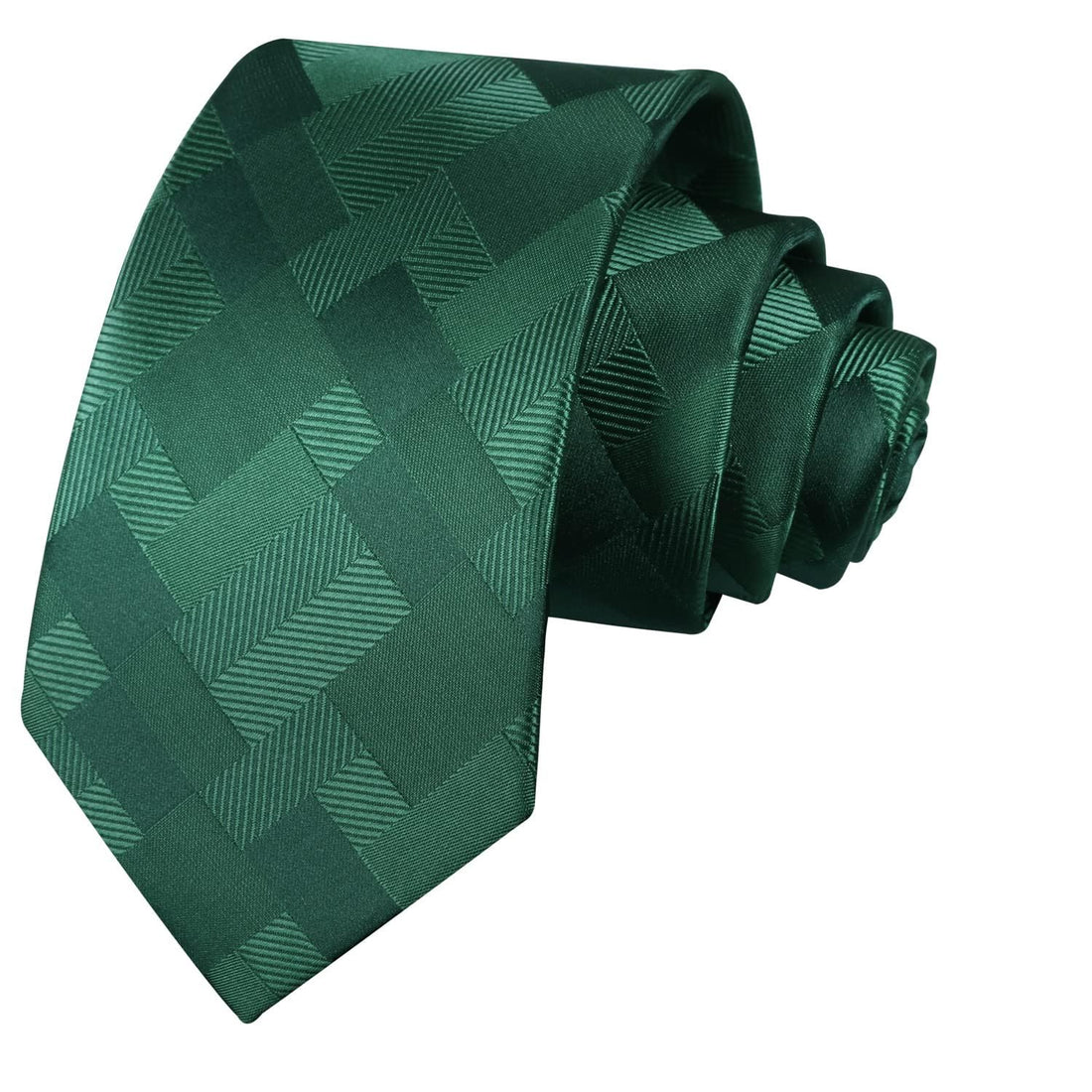 Dark Green Polka Dot Men's Classic Necktie with 3. 15 Width