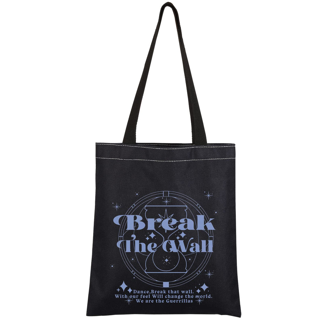 CMNIM Kpop Album Gift Break The W-ll' Tote Bag Kpop Group Tote K pop Merchandise for AT-Z Fans ...