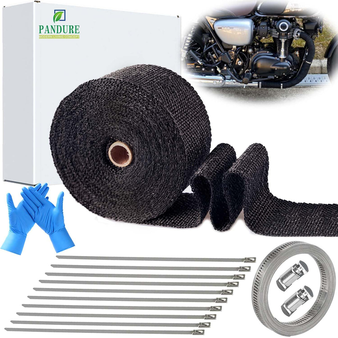 Titanium Fiberglass Wrap Roll for Motorcycles