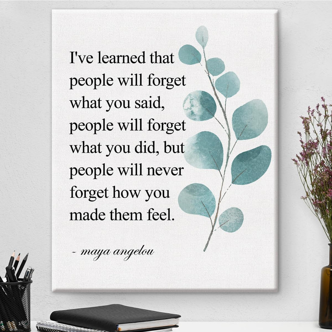 Motivational Quote Canvas Art