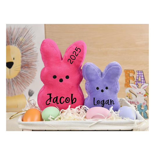 Whispers of Wonder: Customized Bunny Plush Toys with Hidden Names Inside.