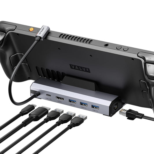 JSAUX Upgraded Docking Station for Steam Deck and Other Handheld Consoles