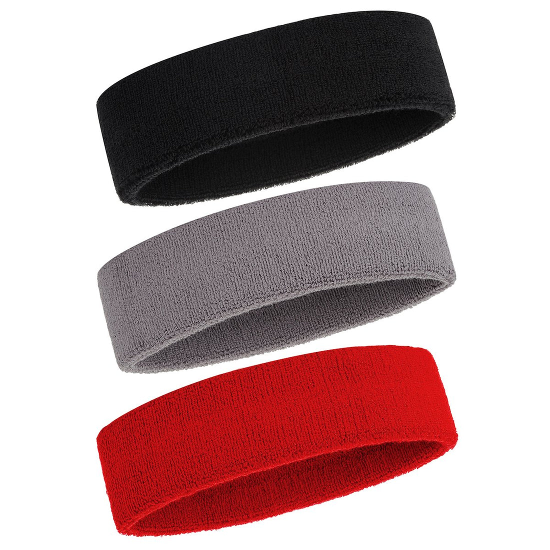 3-Pack of Versatile Sports Headbands for Active Men and Women